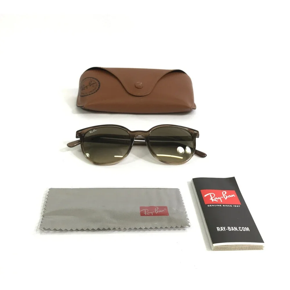 Ray-Ban Sunglasses RB2197 ELLIOT 1392/0A Gradient Brown Striped Frames 52 mm